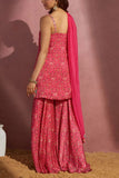 Aneesh Agarwaal Pret Pink paisley kurta sharara set Online Shopping