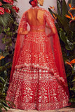 Aneesh Agarwaal Coral embellished lehenga set Online Shopping