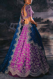 Anushree Reddy Purple embroidered lehenga set Online Shopping