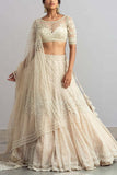 Anushree Reddy Ivory lehenga set Online Shopping