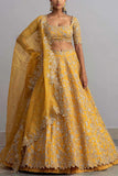 Anushree Reddy Mustard lehenga set Online Shopping