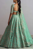 Anushree Reddy Sea green lehenga set Online Shopping