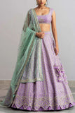 Anushree Reddy Lavendar lehenga set Online Shopping