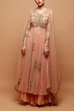 Astha Narang Pink anarkali with sharara Online Shopping