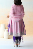 Aman Takyar Lilac dupion silk kurta set Online Shopping