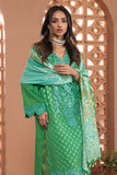 Khaadi Cambric | Embroidered | Fabrics 3 Piece BCA240405 Green Online Shopping