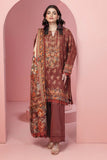 Khaadi Jacquard | Printed | Fabrics 3 Piece BCO240304 Maroon Online Shopping
