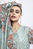 Khaadi Jacquard | Printed | Fabrics 3 Piece BCO240306 L Blue Online Shopping