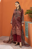 Khaadi Cotton Satin | Embroidered | Fabrics 3 Piece BCS240103 Red Online Shopping