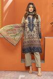 Khaadi Cotton Satin | Embroidered | Fabrics 3 Piece BCS240104 Beige Online Shopping