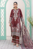 Khaadi Cotton Satin | BCS240216 Maroon Online Shopping