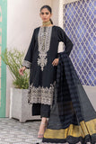 Khaadi Dull Raw Silk | BDS240203 Black Online Shopping