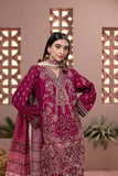 Khaadi Dull Raw Silk | Embroidered | Fabrics 3 Piece BDS240409 D Pink Online Shopping