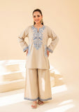 Beige Cobalt Faiza Faisal Brand Original Fabrics