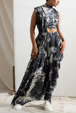 Bohame Tie & dye concept sari set Online Shopping