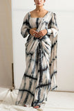 Bohame Tie &amp; dye sari set Online Shopping