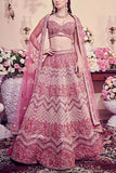 Jigar and Nikita Mulberry pink lehenga set Online Shopping