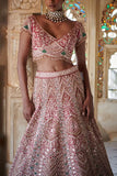 Jigar and Nikita Onion pink embroidered lehenga set Online Shopping