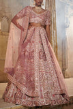 Jigar and Nikita Mauve embroidered lehenga set Online Shopping