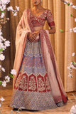 Jigar and Nikita Multicoloured bridal lehenga set Online Shopping