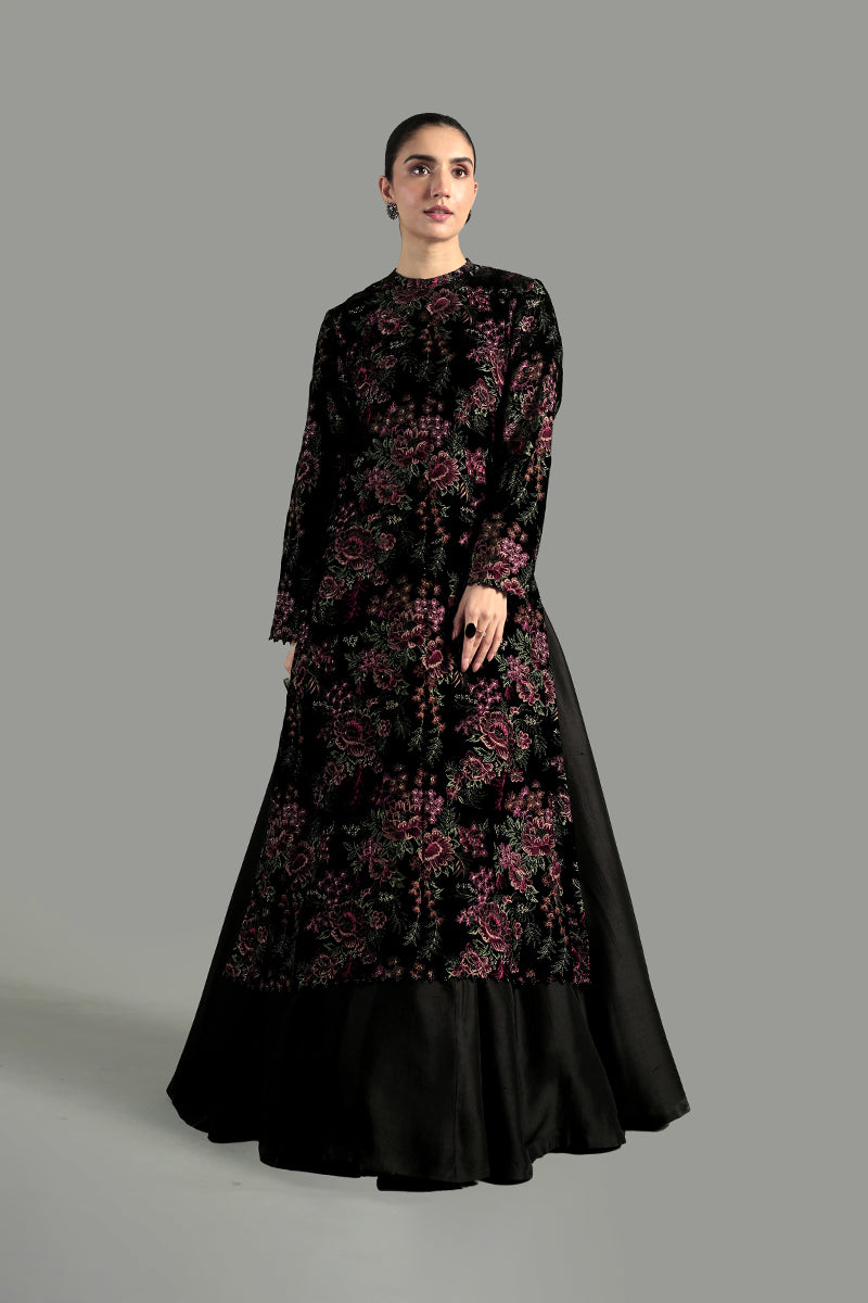 Bareeze Classic Velvet Flora Winter Fall 2024