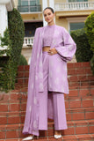 Bareeze Geometric Floral-02-Purple Online Shopping
