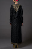 Rohit Bal Black floral embroidery kurta set Online Shopping