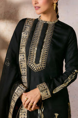 Masaba Black sequin embroidered sharara set Online Shopping