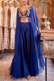 Ridhima Bhasin Blue embellished kurta set Online Shopping