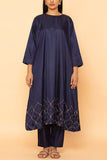 Taar Blue Mughal embroidered kurta set Online Shopping