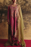 Petticoat Lane Dark pink paisley embroidered kurta set Online Shopping