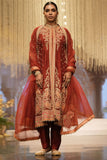 Sheetal Batra Deep red dabka embroidery kurta set Online Shopping