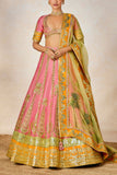 Masaba Dusty pink sequin embroidered lehenga set Online Shopping