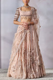 Tarun Tahiliani English rose embroidered lehenga set Online Shopping