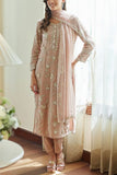 Summer by Priyanka Gupta Fall pink floral embroidered kurta set Online Shopping