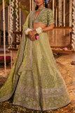 The Royaleum Atelier Green embroidered lehenga set Online Shopping