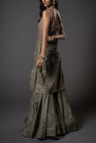 Rohit Bal Ivory fish and coral print sharara set Online Shopping