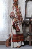 Iqbal Hussain Ivory floral embellished kurta set Online Shopping