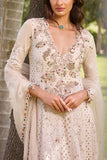 Dolly J Ivory floral embroidered kurta sharara set Online Shopping