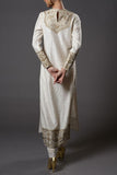 Rohit Bal Ivory floral embroidery kurta set Online Shopping