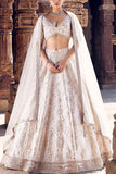 Matsya Ivory gota work lehenga set Online Shopping