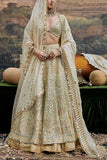 Itrh Ivory mirror embroidered lehenga set Online Shopping