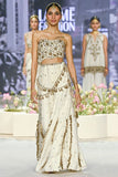 Payal Singhal Ivory tasselled mukaish sharara set Online Shopping