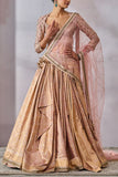 Tarun Tahiliani Lilac and lavender embroidered lehenga set Online Shopping