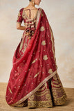 Masaba Maroon embroidered lehenga set Online Shopping