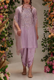 Preeti S Kapoor Mauve sequin embellished kurta set Online Shopping