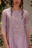 Preeti S Kapoor Mauve sequin embellished kurta set Online Shopping