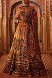 The Royaleum Atelier Multicolour geometric embroidery lehenga set Online Shopping