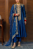 Payal Singhal Navy embroidered mukaish kurta set Online Shopping