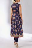 Gopi Vaid Navy floral printed kurta set Online Shopping